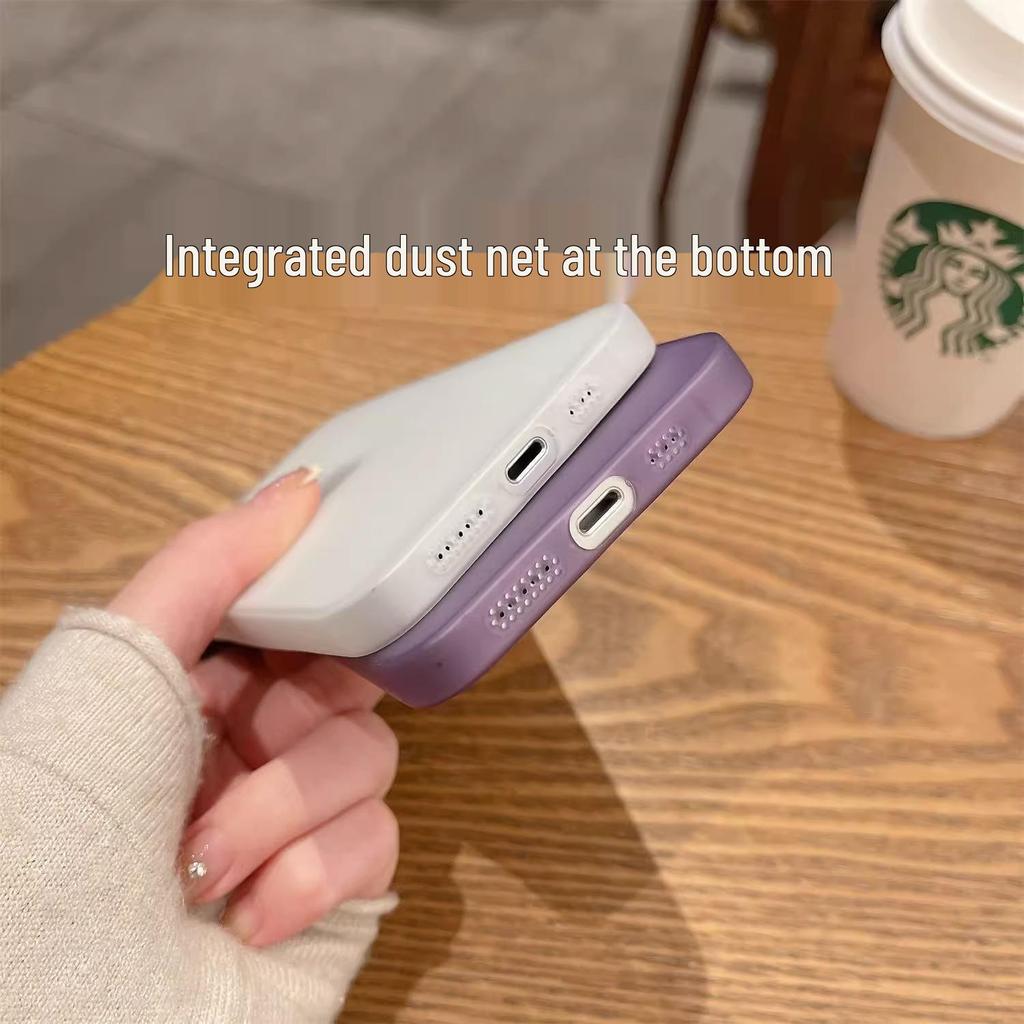 Compatible Frosted Ultra-thin Phone Case for iPhone 14 Promax, 15, 16, 17 with Built-in Lens Film.