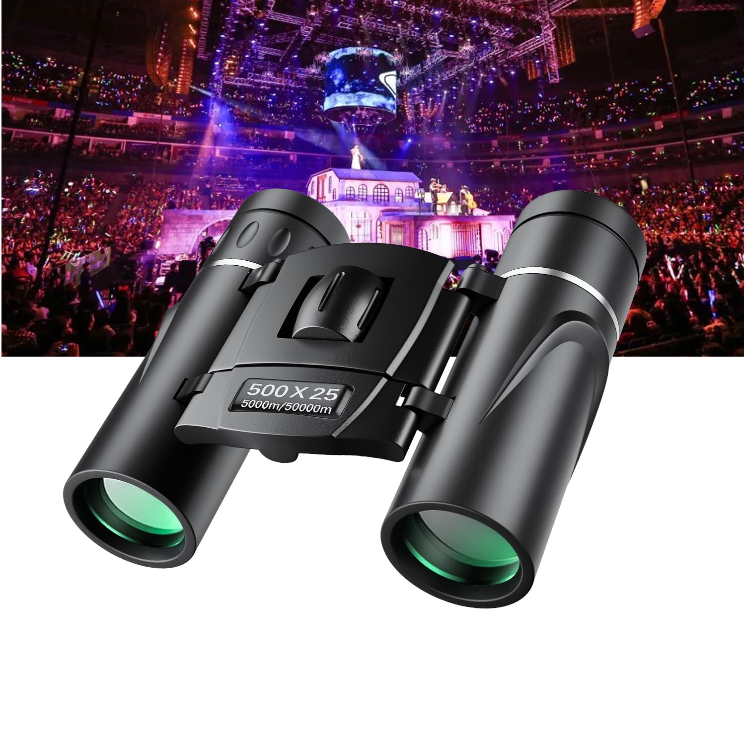 

JUUMIIY 20x Binoculars for Live Opera Glasses BAK4 Prism FMC Image Perfect for and Unisex High-Magnification Performances, [High-Resolution & Coating] чорний