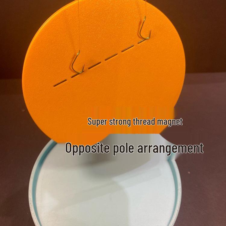 

Portable Universal Mini Bait Tray with Magnetic Suction for Fishing Boxes Small Yellow-Blue | Outer Diameter 8cm