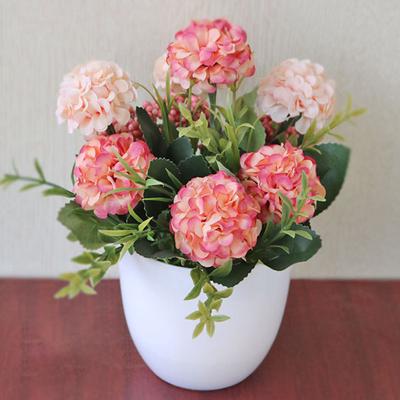 Bonsaï de Fleurs Artificielles Décoration en Pot Simulée pour Table à Manger Hôtel Bureau