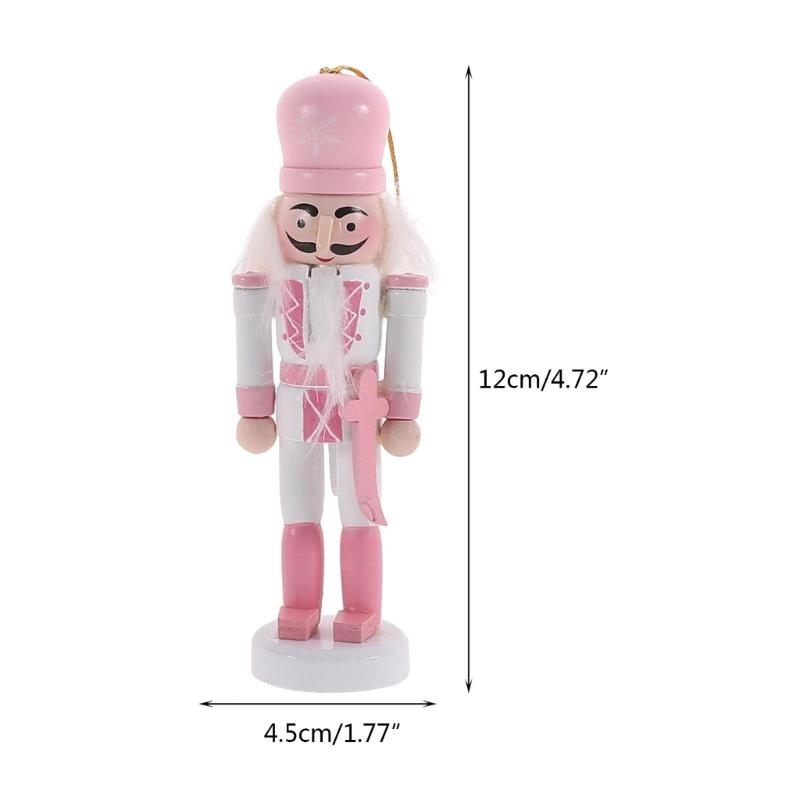 5pcs Creative Christmas Nutcrackers Soldier New Year Birthday Wedding Decor X3UC