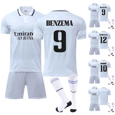 22/23 Heimtrikots Kinder Fußballuniform Trainingsanzug Set