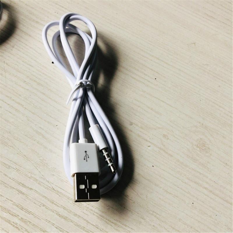 Universal USB To 3.5mm Audios Cable Syncing & Charger Cable For Devices And Devices 1M