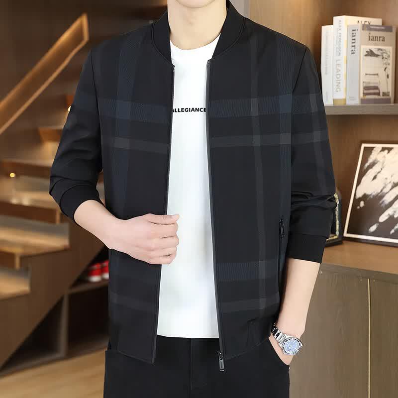 Hengyuanxiang Men's Lightweight Casual Jacket