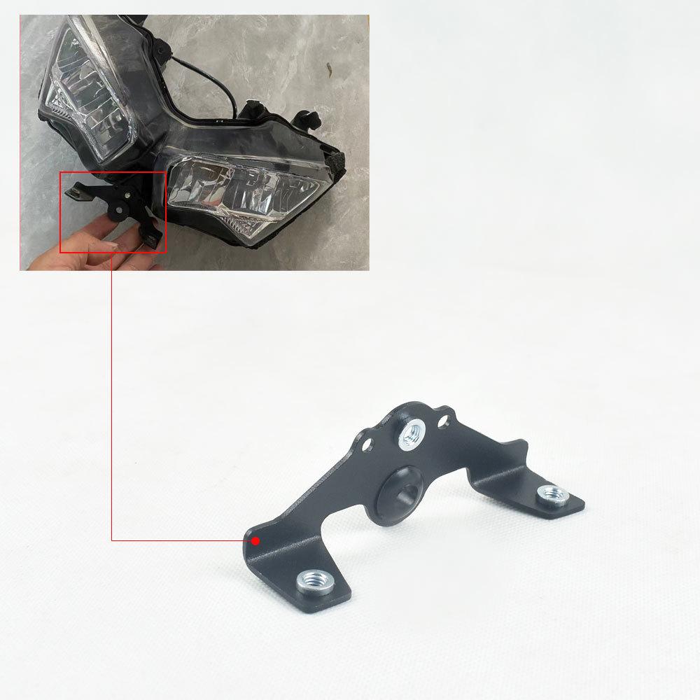 Motorbike Headlight Bracket Fairing Attachment Bracket for Kawasaki Ninja 400 Ninja EX400 18-23 Years