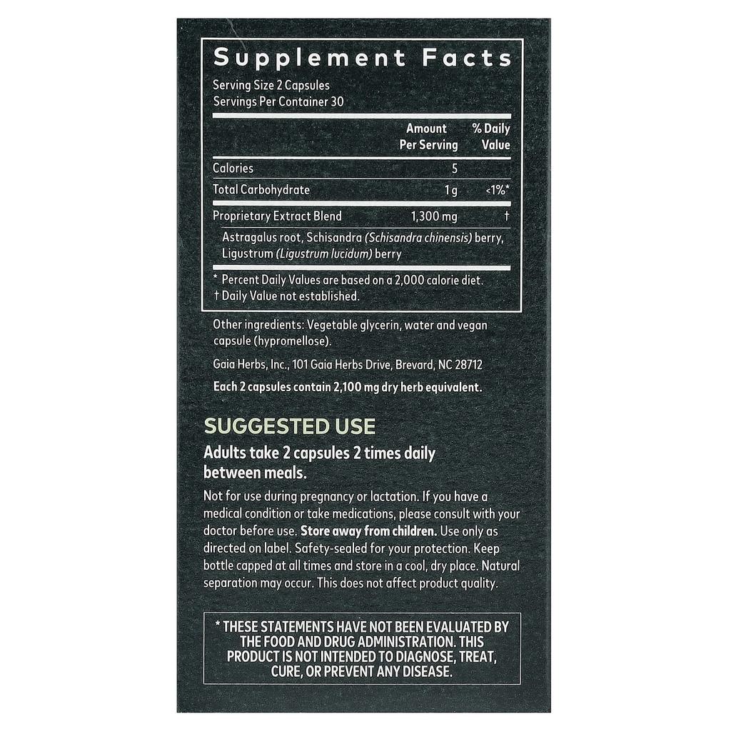 Astragalus Supreme, Vegetable Liquid Phyto Capsules 60