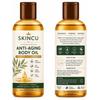 Skincu Anti-Aging Körperöl 100ml Leichtes, nicht fettendes Feuchtigkeitsöl für tiefe Hydration Schnell einziehendes Körper-Glow-Öl