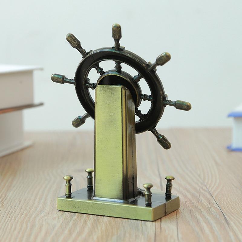 Europäische Kreative Metallhandwerke Schiffssteuerrad Heckruder Wohnzimmer Theke Schreibtisch Heimdekoration