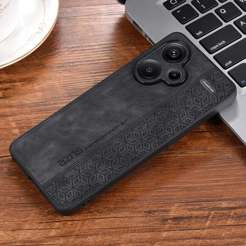 Do Xiaomi Redmi Note 13 Pro Plus tylna obudowa Skin Feel Shockproof Leather Case Soft Funda do Redmi Note 13 Pro Plus