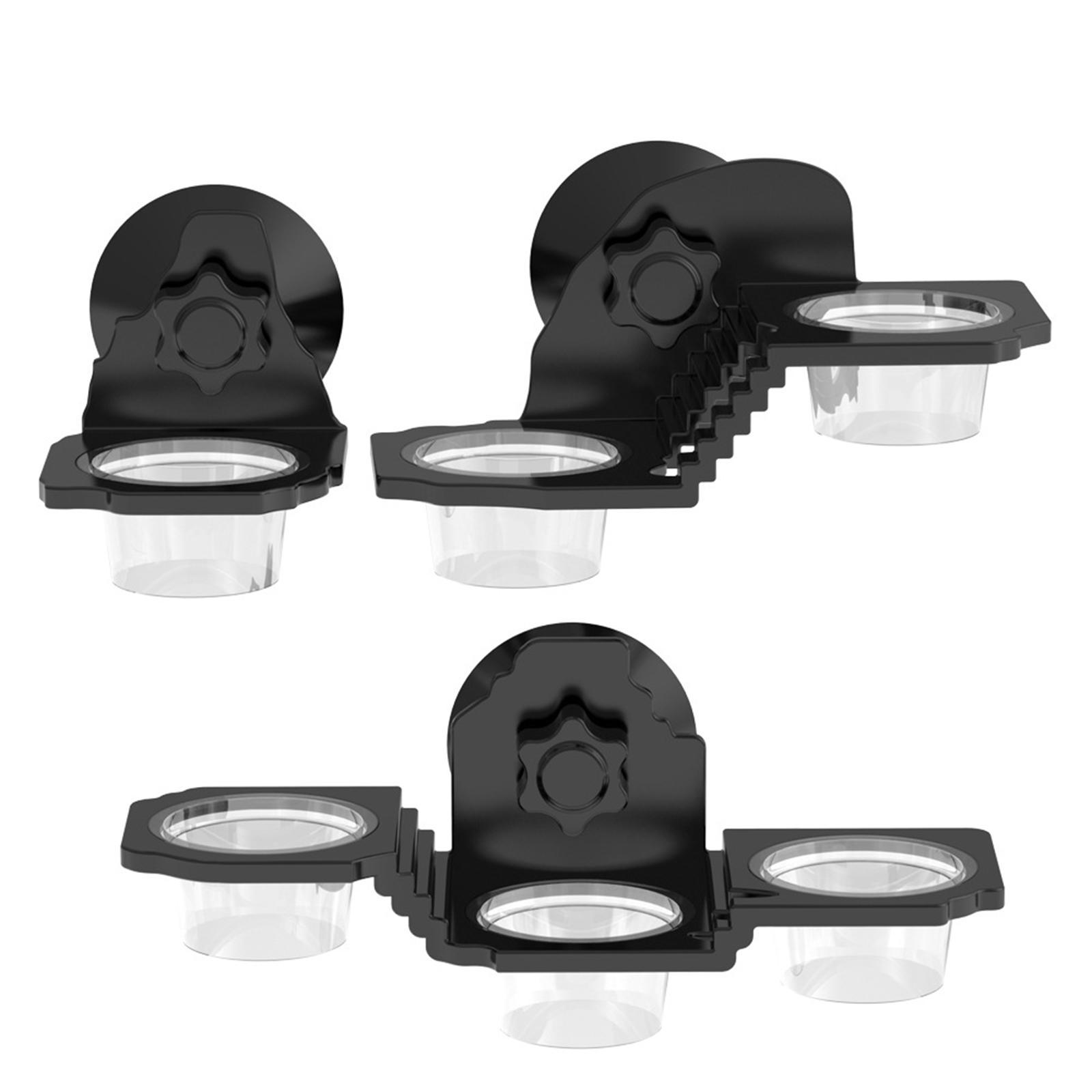 Suction Cup Reptile Feeder Food Feeding Dispenser Lightweight Easily Mounted 6.3x8x8cm