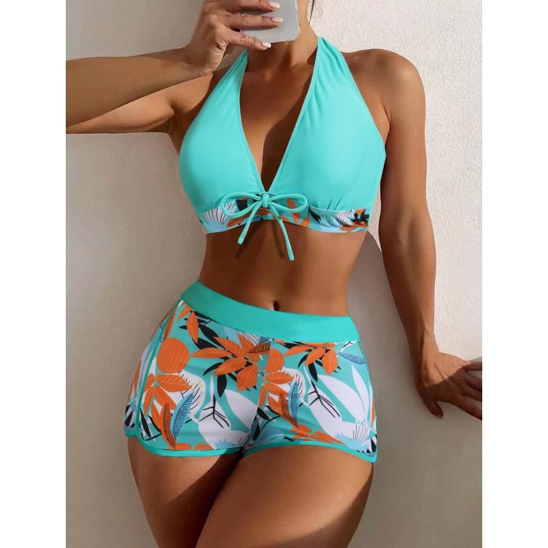 High Waist Swimsuit Women Summer Bathing Suit Bikini Set Plus Size Swimwear Women Beach Swimming Suit