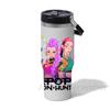 30Oz Anime K-Pop Large Capacity Portable Car Cup Stainless Steel Thermos Cup with Straw Handle Travel Sports Water Bottle Vacuum Flask