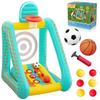 Inflatable 3-In-1 Garden Game Basketball Football Target 127X109X178 Cm Bestway 52813