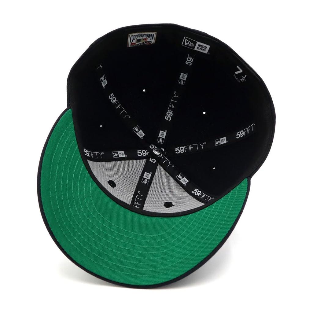 New Era LP 59FIFTY Cap MLB New York Yankees NY Navy Blue UNDER VISOR ONSPOTZ Exclusive and 5950 Unisex Hat for Summer Sun Protection and UV Stylish