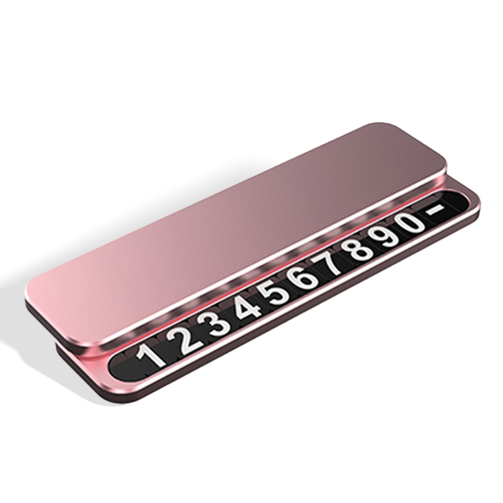 

Temporary Parking Number Plate, Hide Phone Number Card For Cars, Automotive Interior Accessory & Ornament. (Rose ) One Size