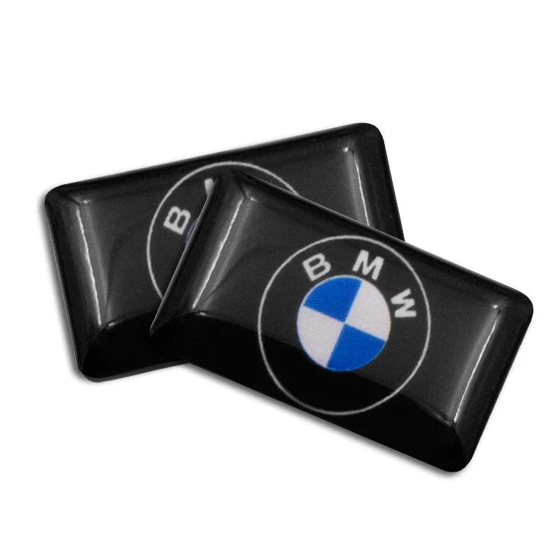 10 pcs Car styling For Bmw e46 e90 e60 e39 f30 e36 f10 f20 e87 e92 e30 e91 X1 Car steering wheel sticker Car Emblem Badge Sticke