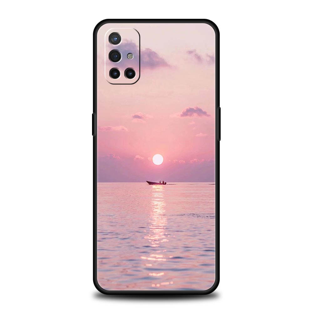 Cloud Summer Sunset Glow Case For OnePlus 15 13 12 11 10 9 8 15T 13T 10T 7T Pro 13R 12R 9RT 8T Nord 4 N10 2T CE 2 3 5G Cover