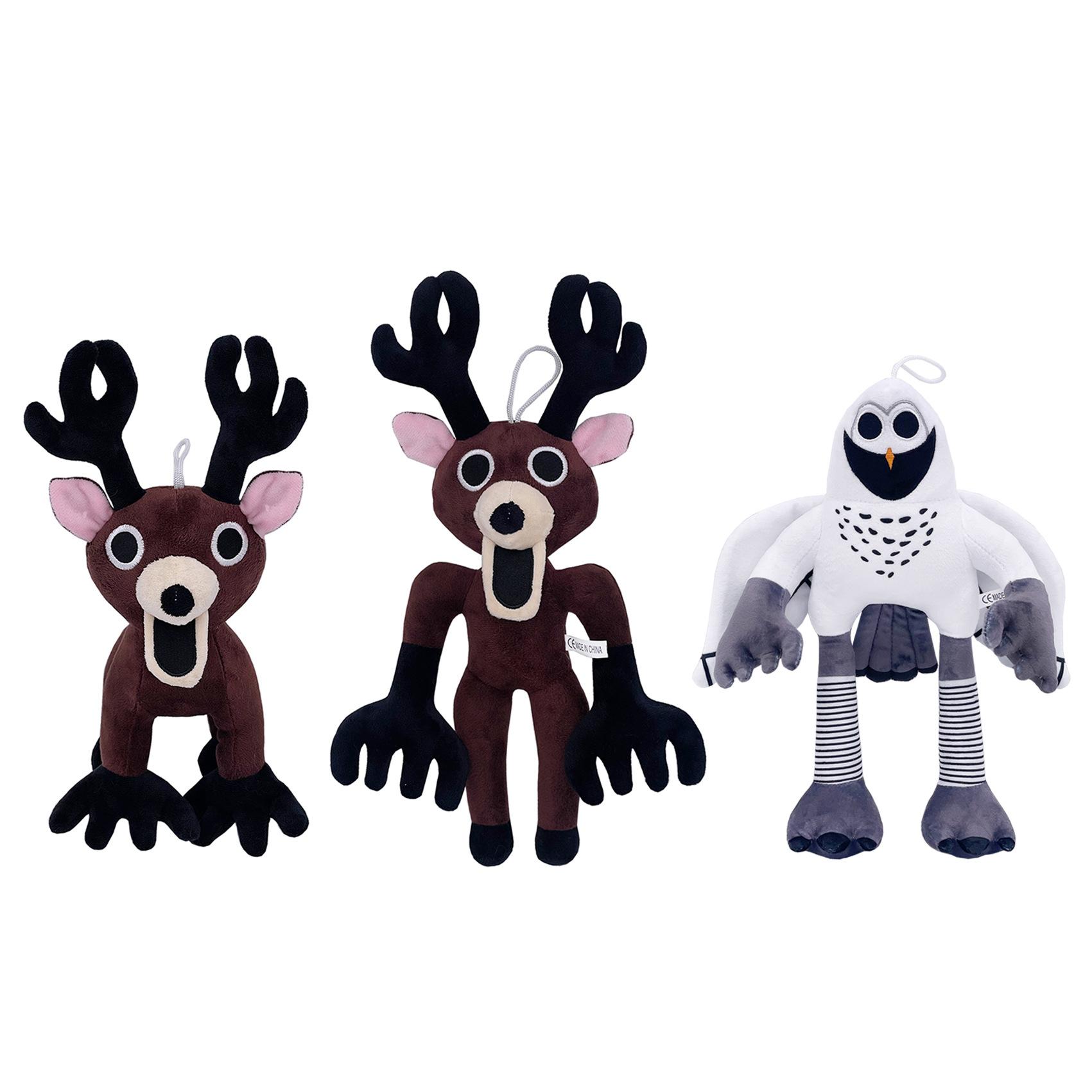 Car Beautiful Stickers Unisex Kids Nights 99 In The Forest Deer Plush Toys Movie Stuffed Animals Deer Toy Fans Birthday Gifts Toys For Kids Halloween Gifts
