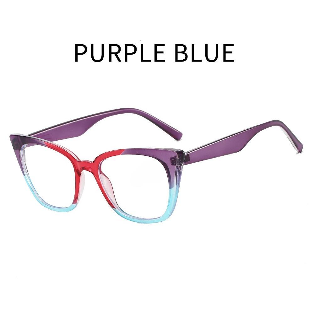 Women's Stylish Cat Eye Optical Spectacle Eyeglasses Frames Men Trendy Vintage Large Glasses Fashion Ultralight Eyewear Lenses