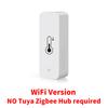 1~4PCS Tuya WiFi Temperature Humidity Sensor Smart Sensor APP Remote Control For Smart Home Support SmartLife Yandex Alexa