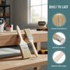 10Pcs Glue Application Wooden Handles Paint Brush Pig Mane Brushes Suitable For Art Handicrafts Plastering And Painting
