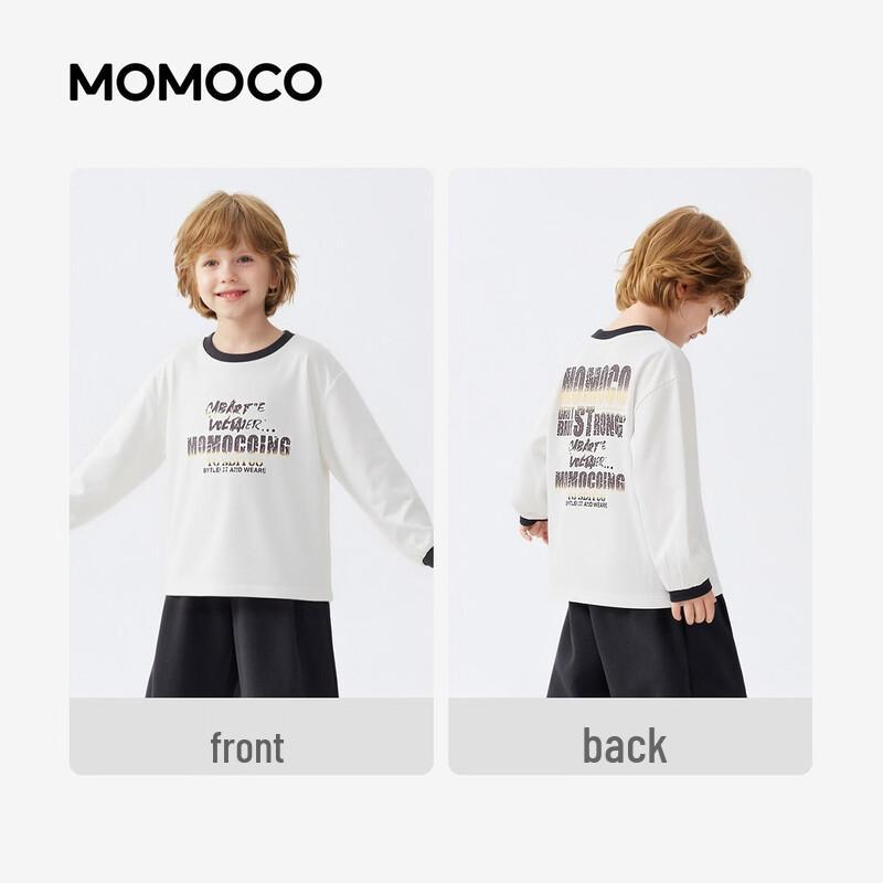 MOMOCO Boys' Long Sleeve Cotton T-Shirt