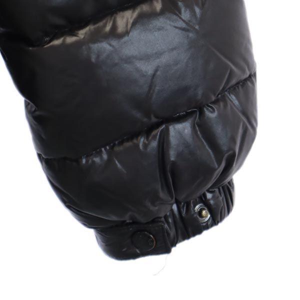 Moncler Пуховик 50,4" черный Вышивка логотипа Детский Б/У