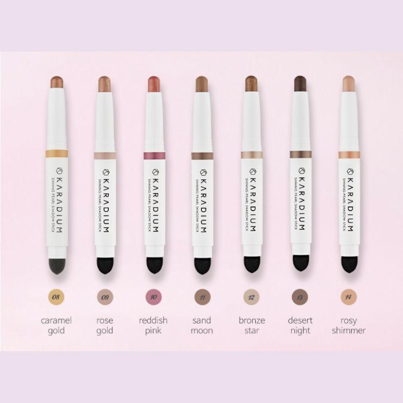 KARADIUM Shining Pearl Shadow Stick – 17 Color Options Waterproof Cream Eyeshadow