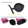 F26C Silicone Binoculars Telescope Dust Covers for 42 45mm / 62 65mm Telescope Lens Cover, Home Decoration Craft