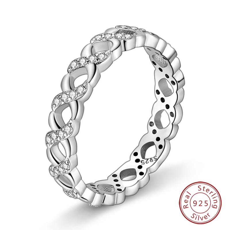Fashion Luminous Firefly Rings 100% 925 Silver Eternal Heart-Shaped Zircon Rings Fine Wedding Engagement Jewelry Gifts