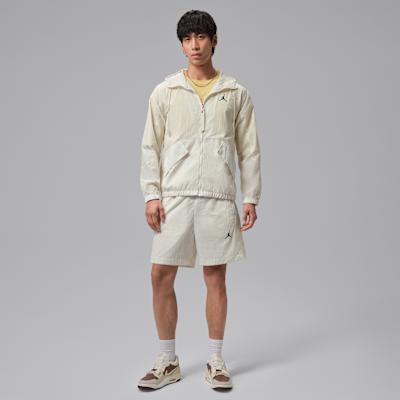 Jordan Jackets Men's Ecru Hooded Non Detachable Moderate