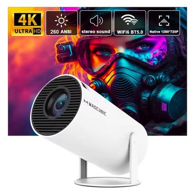 Magcubic Projektor HY300 4K Android 11 Dual Wifi6 260ANSI Allwinner H713 BT5.0 1080P 1280*720P Heimkino Outdoor Projektor