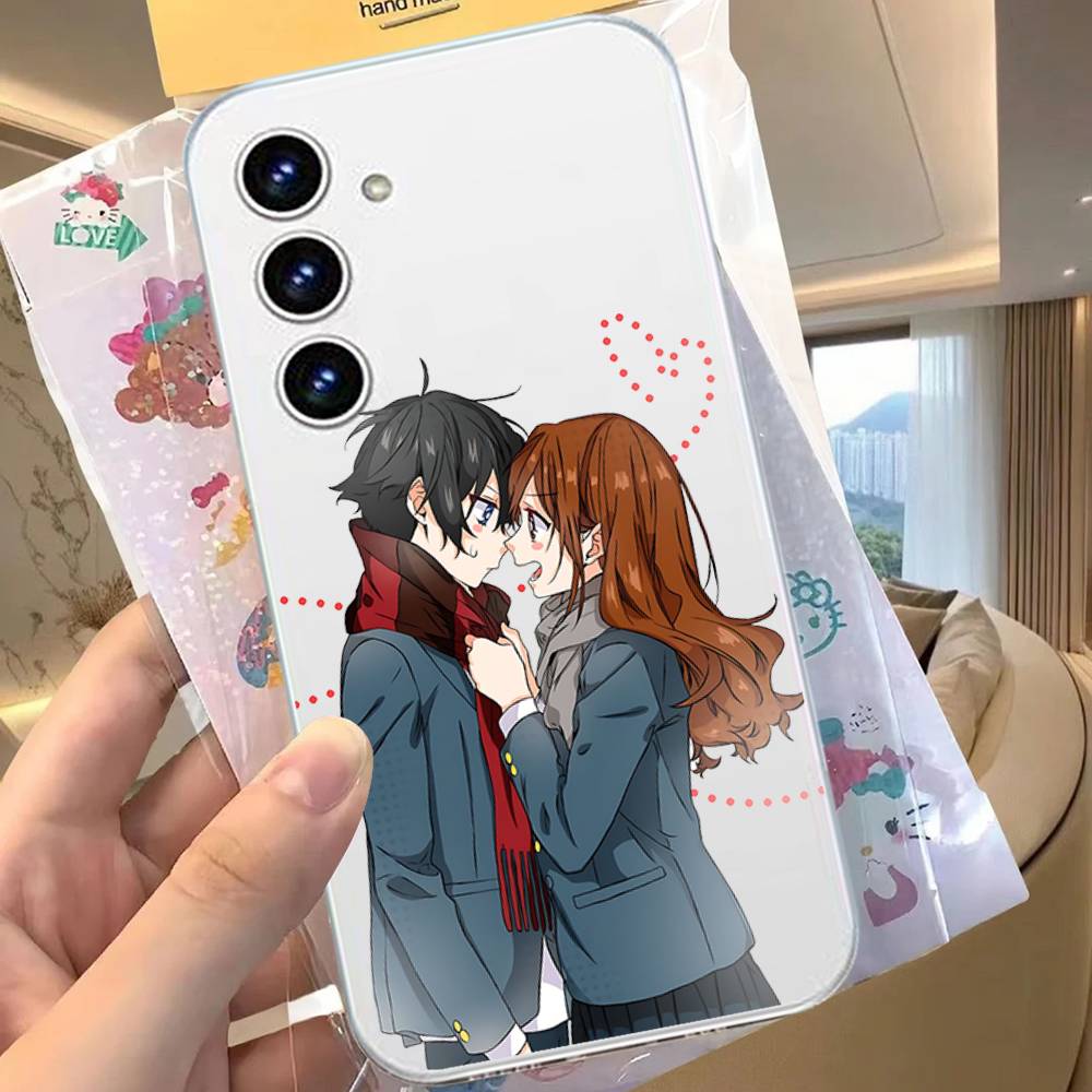 Cute Anime Horimiya For Samsung Galaxy A52 A12 A51 S21 Edge S22ULTRA S23 S20LITE Plus Ultra Transparent Cover