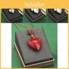 Silver Premium Heart Pendant Necklace Stylish Long Chain Accessory For Lovers Fashion