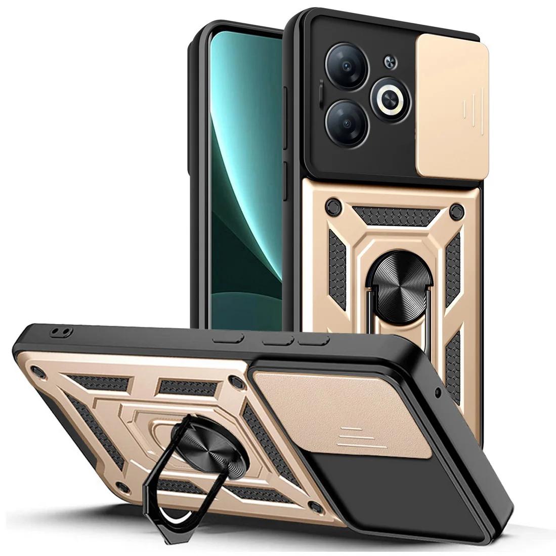 

Camera protect case for Infinix NOTE Hot 40i 30 30i Hot 20 Play 12 11S NFC INFINIX Zero 30 5G Armor Hybrid Ring Back Cover For Infinix Hot 40i