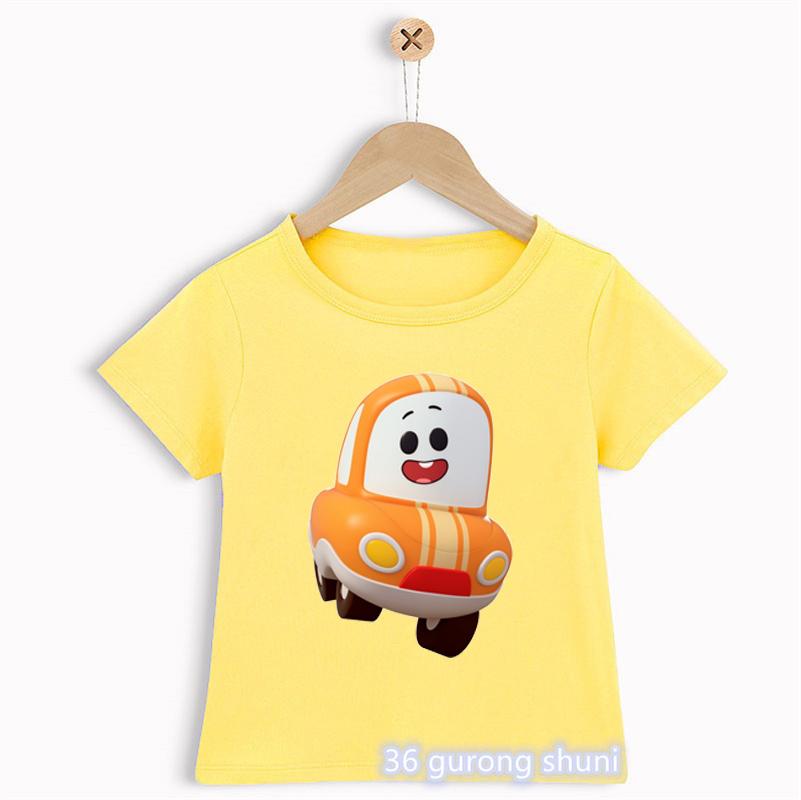Go Go Cory Carson And Friends Tshirt Cute Cartoon Print ChildrenS Tshirt Summer Boys Girls Universal Tshirt White Shirt Tops 100
