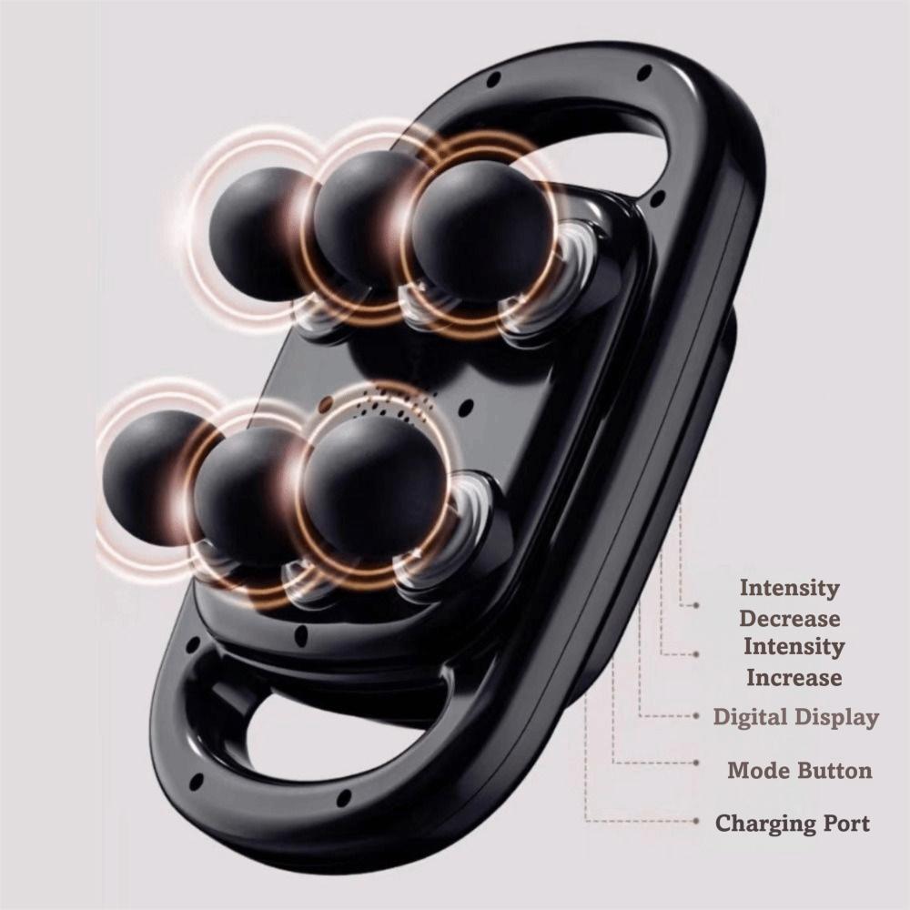 6-Head Body Massage Machine Electric Waist Massager Neck Shoulder Masajeador  for Muscle Relaxation