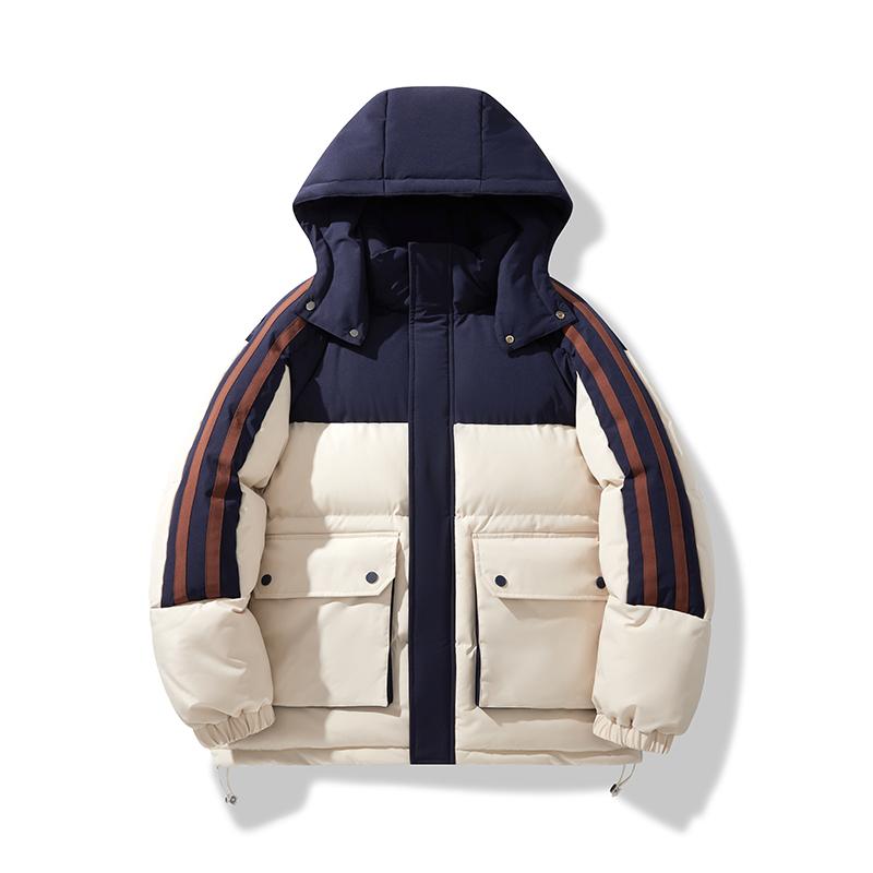 Winter Hooded Cotton Jacket for Men and Women, Warm Cotton Jacket for Men and Women, Thick Hooded Jacket for Winter Clothing