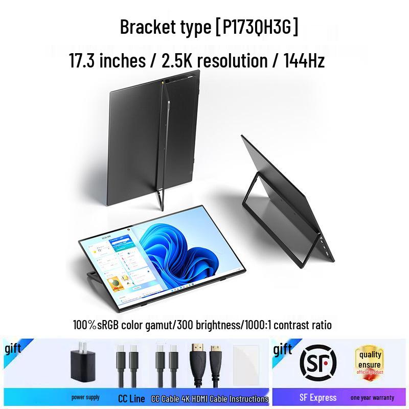 15.6" 4K Touch OLED 144Hz Portable Display for Switch