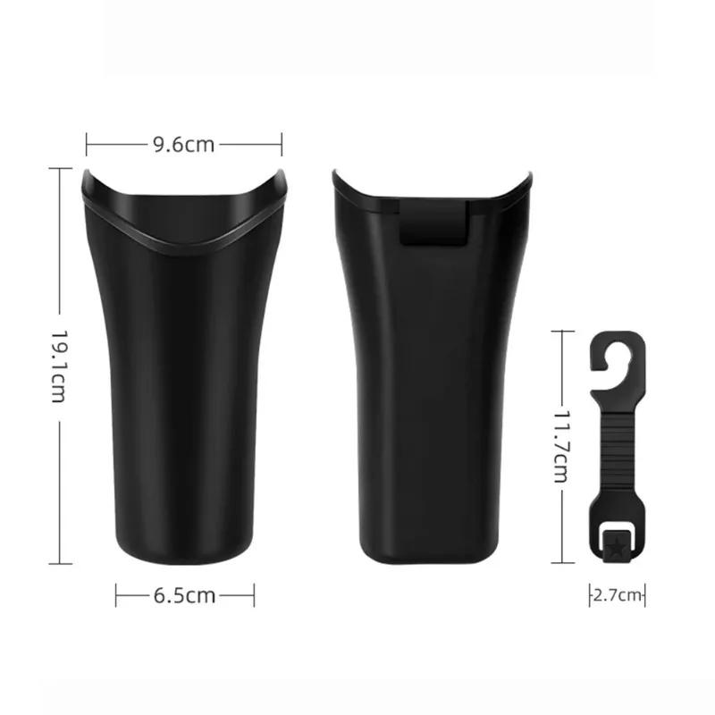 Car Storage Box for Umbrella Organizer Hook Clip Multifunctional Waterproof Bucket Auto Hanging Bottles Holder Backseat Garbage