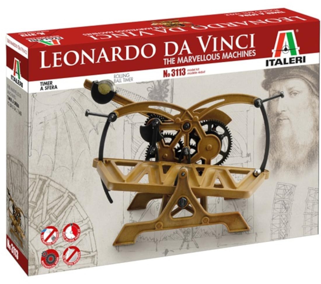 

Platz Italeri Leonardo da Rolling Ball Timer Пластиковая модель IT3113 Vinci s