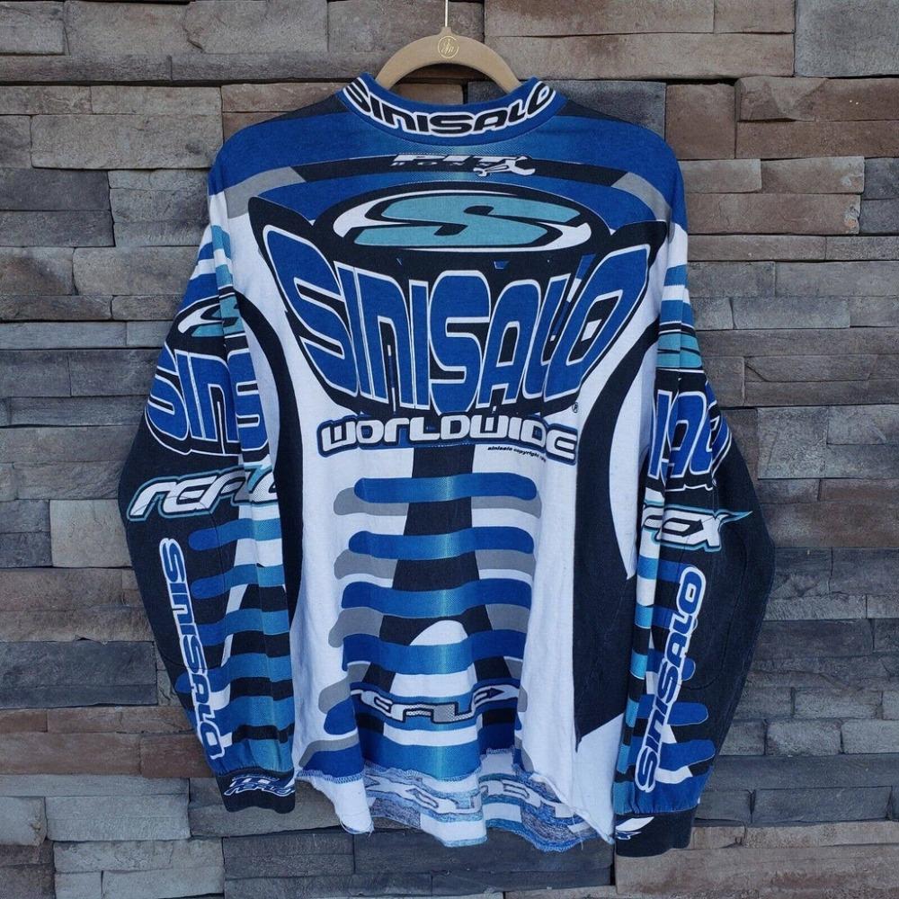 2026 mtb bicicletta vestiti vintage uomo maglietta manica lunga downhill jersey motocross Enduro off road cross maglia moto