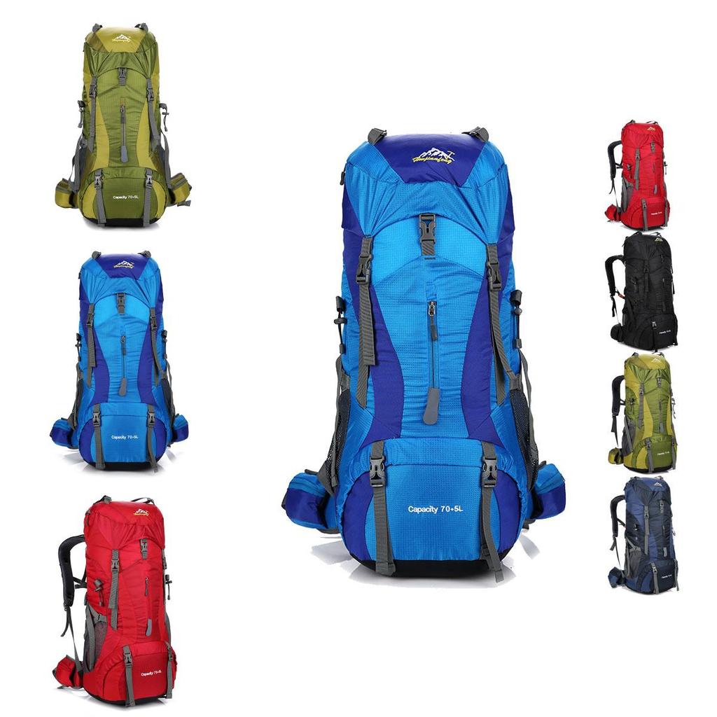 Outdoor Trekking Backpack With Air Cushion Straps For Hiking And Travel Unisex