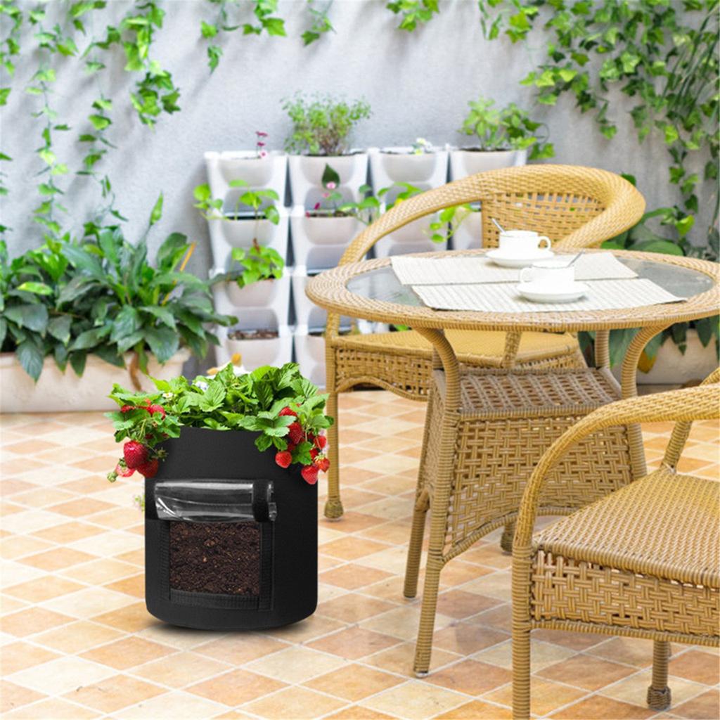 DIY Potato GrowPlanter FeltCloth Planting Container Bag Thicken Garden Pot