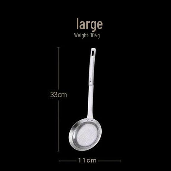 San Si Steel® 304 Stainless Skimmer Spoon - Kitchen Strainer & Oil Separator