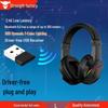 2.4G Bluetooth Luminous Gaming Headset with USB Wireless Transmitter - Low Latency Esports Audio.