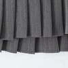 Vintage Y2k Striped Pleated Skirt Women Sexy Preppy Style Low Waist Button Slim A-line Micro Mini Skirt Streetwear