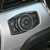 Carbon Fiber Headlight Switch Trim Decor Cover for Ford F150/Mustang 2015-