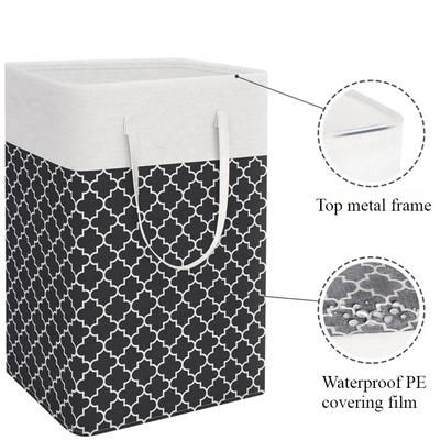 Panier à linge sale en tissu, panier à linge pliable pour salle de bain, seau de rangement pour linge sale
