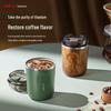 Cană de cafea ceramică Shimeile Impression Kyoto cu capac din titan, 220ml